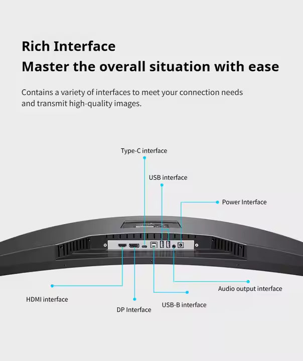 4K UHD HDR Gaming Monitor – 34″ Curved Nano‑IPS, 144 Hz