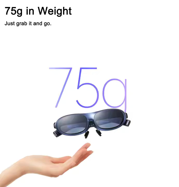 Rokid Max AR Glasses – 120Hz Micro-OLED Display, 50° FOV