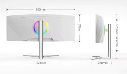 4K UHD HDR Gaming Monitor – 34″ Curved Nano‑IPS, 144 Hz